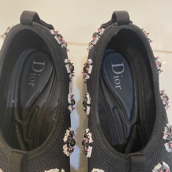 Black Christian Dior Slip On Sneakers - Picture 4 of 13